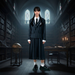 Disfraz Familia Addams - Merlina - Homero - Morticia - Cosplay - Halloween - Mi Ropero Encantado