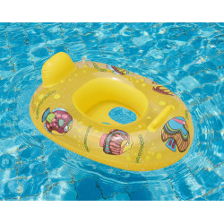 Flotador Piscina - Bote - Neumático 120 Cm - Quitasol - Bebe