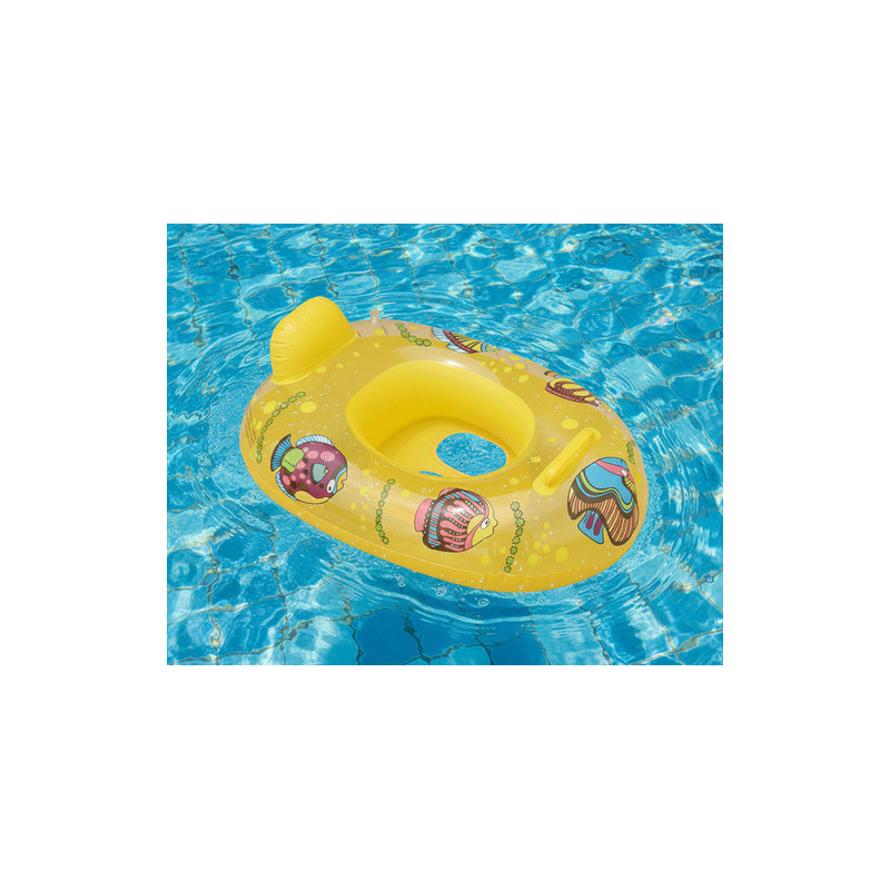 Flotador Piscina - Bote - Neumático 120 Cm - Quitasol - Bebe