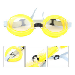 Lentes Para Natación Incluye Tapón De Oídos Y Nariz Piscina Amarillo
