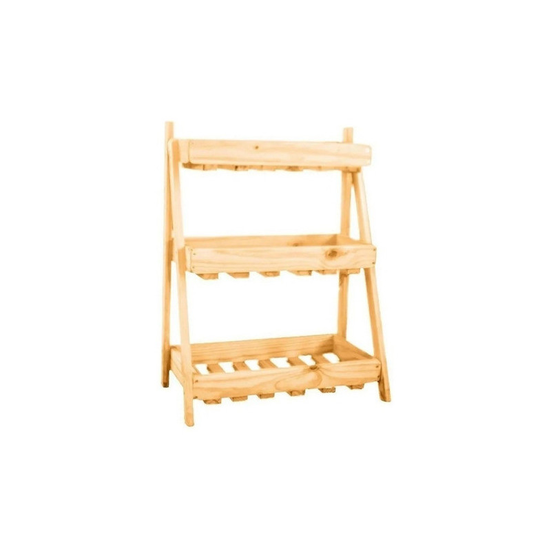 Estante Para Plantas 60x80x30 Cm 3 Niveles