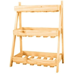 Estante Para Plantas 60x80x30 Cm 3 Niveles