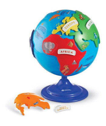 Rompecabezas Globo Terraqueo Learning Resources Niños