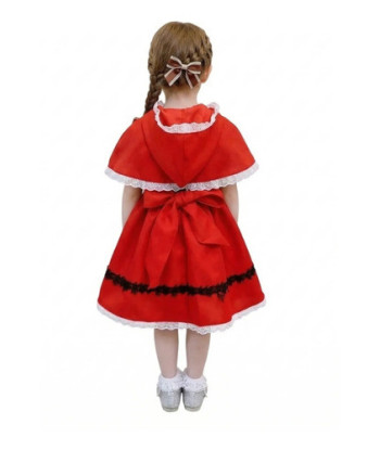 Disfraz Para Niñas Caperucita Roja - Día Del Libro - Cosplay - Halloween