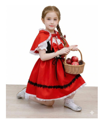 Disfraz Para Niñas Caperucita Roja - Día Del Libro - Cosplay - Halloween