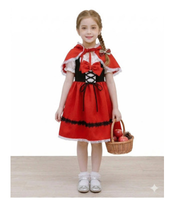 Disfraz Para Niñas Caperucita Roja - Día Del Libro - Cosplay - Halloween