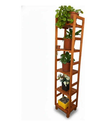 Estantería Vertical Para Plantas De Madera 150 Cm 5 Niveles Alerce