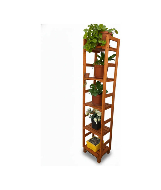 Estantería Vertical Para Plantas De Madera 150 Cm 5 Niveles Alerce