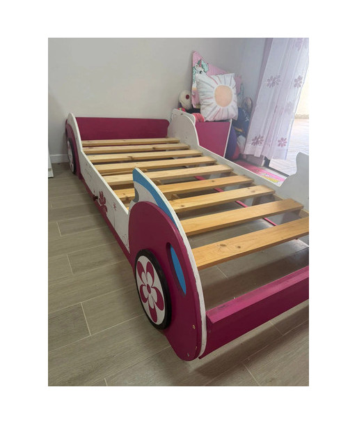 Cama Niña 1 Plaza Auto Con Cajón No Incluye Colchón