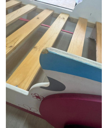 Cama Niña 1 Plaza Auto Con Cajón No Incluye Colchón