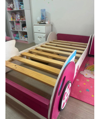 Cama Niña 1 Plaza Auto Con Cajón No Incluye Colchón