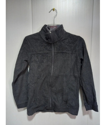 Polerón Polar Columbia Gris Talla 10-12 10-12 Gris Oscuro Lisa