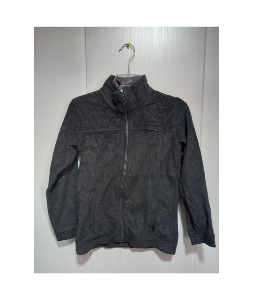 Polerón Polar Columbia Gris Talla 10-12 10-12 Gris Oscuro Lisa