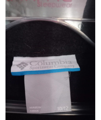 Polerón Polar Negro Niño Columbia Talla 10-12 10-12 Negro Lisa