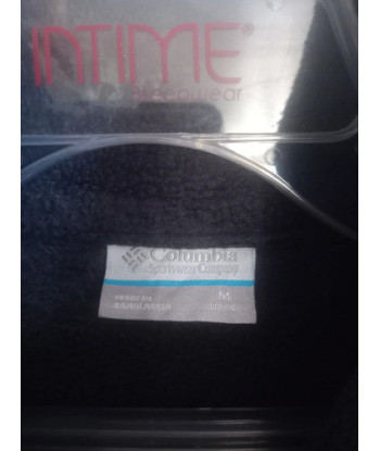 Polerón Polar Columbia Negro(2) Talla 10-12 10-12 Negro Lisa