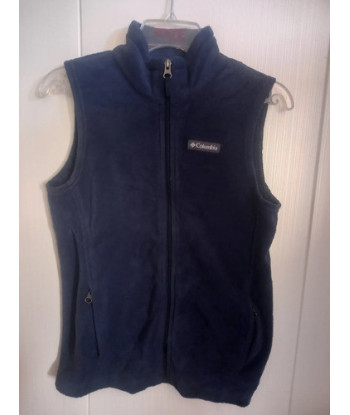 Poleron Polar Columbia Sin Mangas Talla 10-12 Azul Lisa 10-12