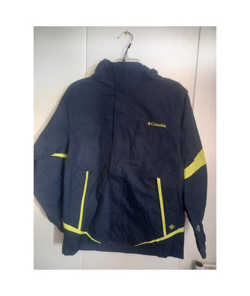 Parka Impermeable Columbia Talla 10-12 Azul 10-12 Lisa