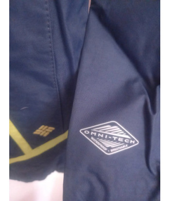 Parka Impermeable Columbia Talla 10-12 Azul 10-12 Lisa