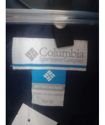 Parka Impermeable Columbia Talla 10-12 Azul 10-12 Lisa