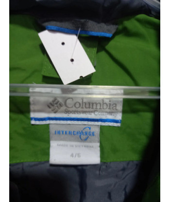 Parka Columbia Impermeable Gris Verde Talla 4-5 Gris/verde 4-5 Lisa