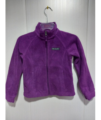 Polerón Polar Niña Columbia Violeta Talla 5-6 5-6 Violeta Lisa