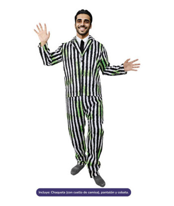 Disfraz Beetlejuice Adulto Halloween