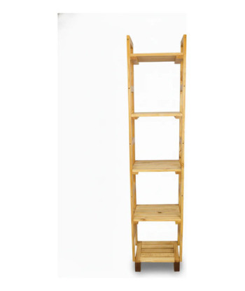 Estantería Vertical Para Plantas De Madera 150 Cm 5 Niveles Caoba