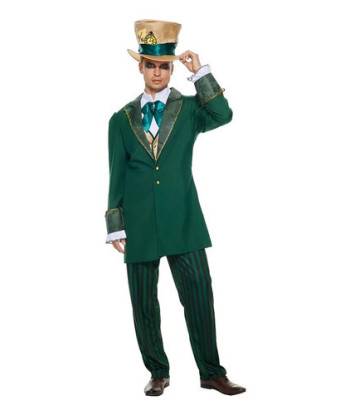 Disfraz Sombrerero Loco Hombre Adulto - Día Del Libro Sombrerero Loco L