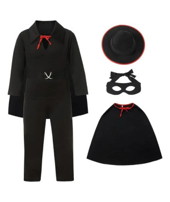 Disfraz De El Zorro Para Niño - Día Del Libro - Cosplay El Zorro L (8-9 Años)