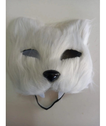 Disfraz Therian Máscara Animales - Hallowen Blanco Única