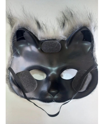 Disfraz Therian Máscara Animales - Hallowen - Cosplay Gris/blanco Única