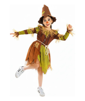 Disfraz Infantil Día Del Libro - El Mago De Oz - Cuentos Espantapájaros 7-9