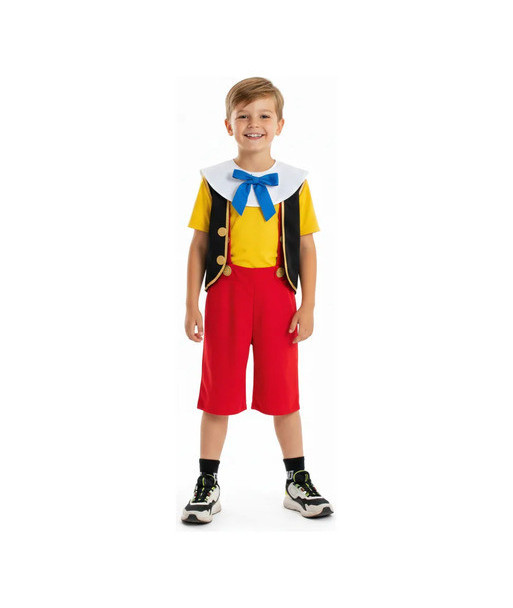 Disfraz Infantil Día Del Libro - Pinocho - Cuentos Pinocho 7-9